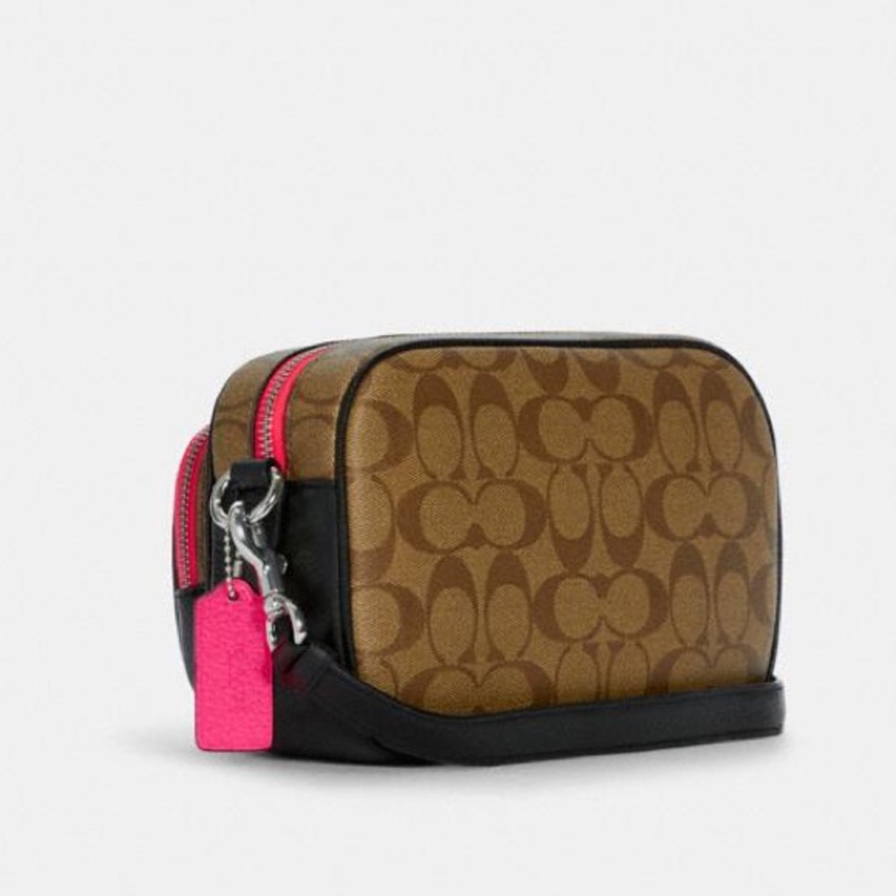 New💃Coach Court Crossbody Signature Vintage Rose - Picture 2 of 10